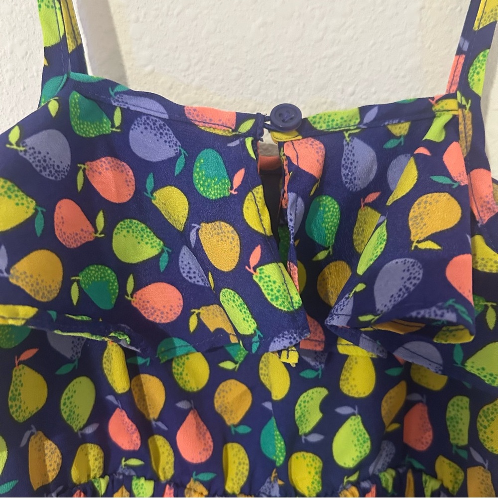 Colorful Pear Print Dress - Picture 9 of 10